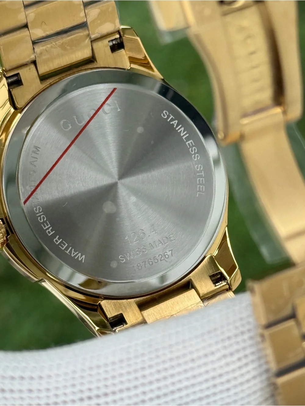 GUCCI G-Timeless Gold-Tone Stainless Steel Watch Mens
